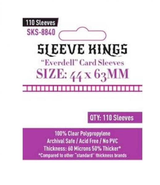 Sleeve Kings:''Everdell Mini Compatible'' Sleeves (44 X 63 MM) -110 Pack, 60 Microns