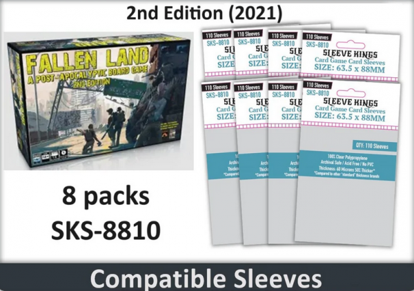 ''Fallen Land: A Post Apocalyptic 2nd Edition & Descendants Expansion'' Bundle (8810 X 8)