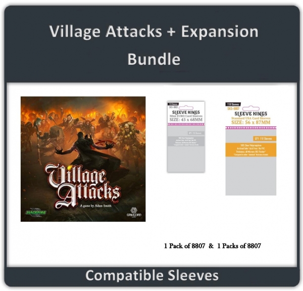''Village Attacks + Expansion'' Compatible Sleeve Bundle (8803 X 1 + 8807 X 1)