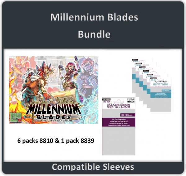 ''Millennium Blades'' Compatible Sleeve Bundle (8810 X 6 + 8839 X 1)