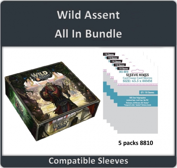 ''Wild Assent All In'' Compatible Sleeve Bundle (8810 X 5)