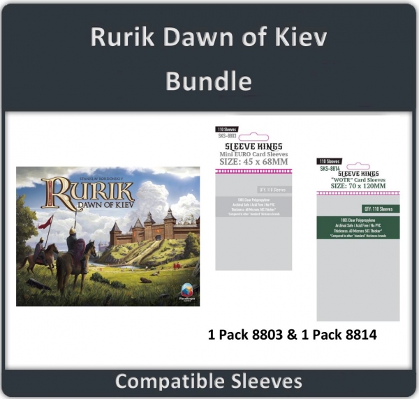 ''Rurik: Dawn of Kiev'' Compatible Sleeve Bundle (8814 X 1 + 8803 X 1)