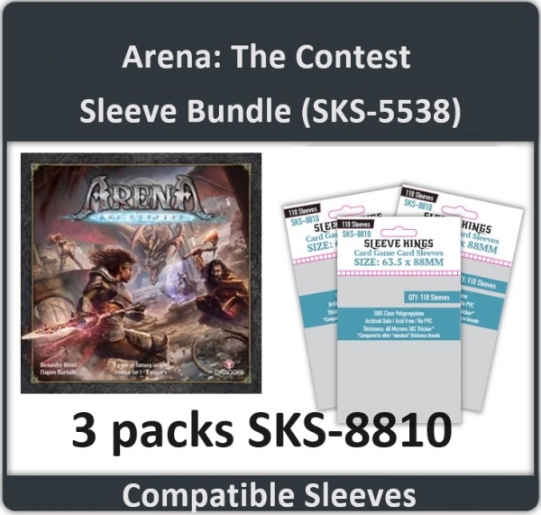 ''Arena: the Contest'' Compatible Sleeve Bundle (8810 X 2)