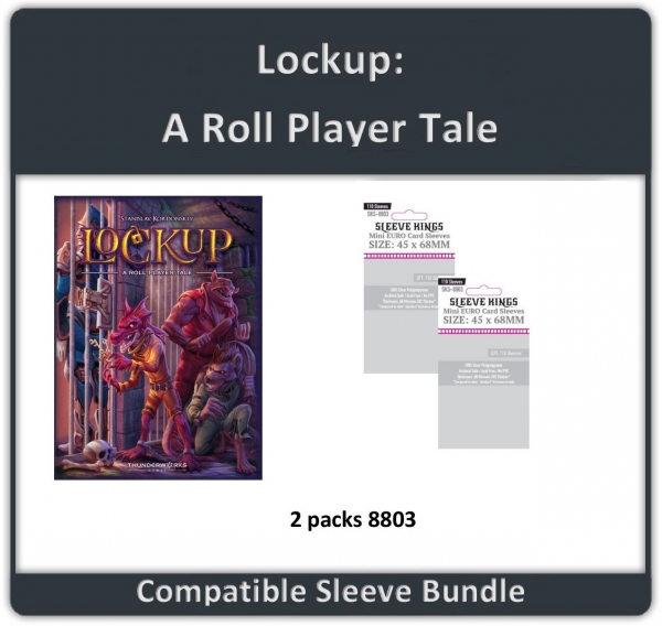 ''Lockup: A Roll Player Tale'' Compatible Sleeve Bundle (8803 X 2)