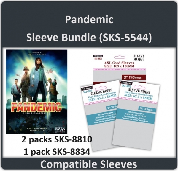 ''Pandemic'' Compatible Sleeve Bundle (8810 X 2, 8834 X 1)