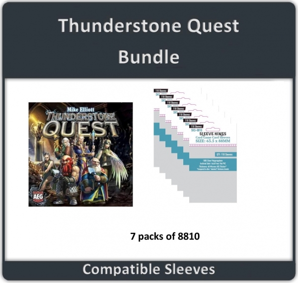 ''Thunderstone Quest'' Compatible Sleeve Bundle (8810 X 7)