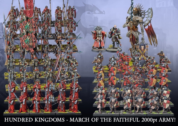Conquest: Hundred Kingdoms March of the Faithful 2000pt Army