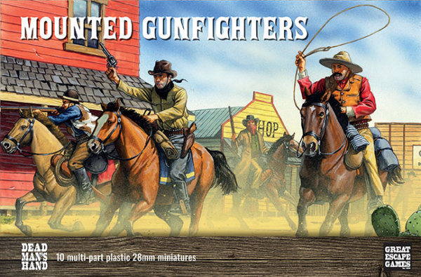 Dead Mans Hand: Plastic Mounted Gunfighters