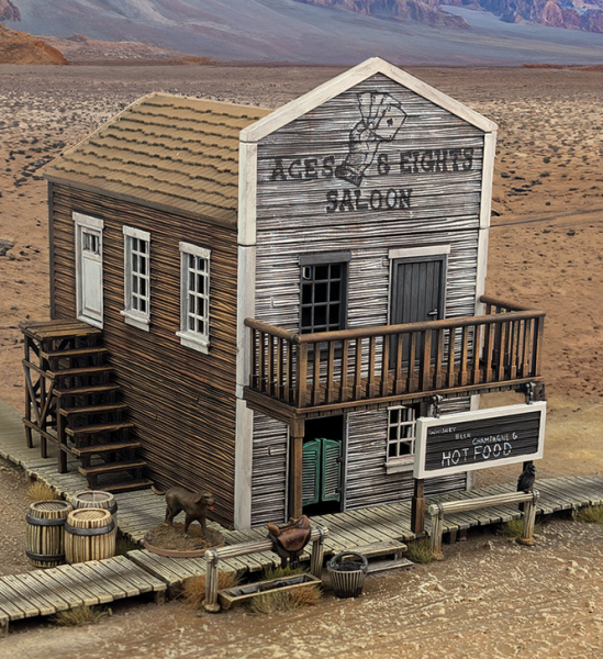 Dead Mans Hand: Aces & Eights Hotel (Two Storey Building)
