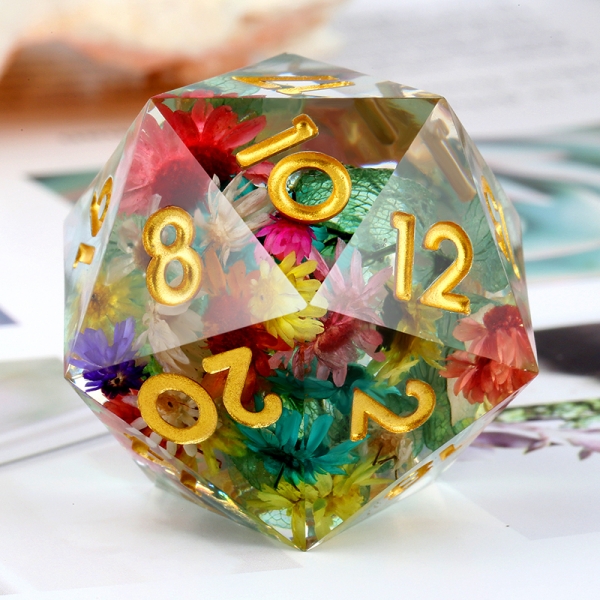 Dice Habit Jumbo D20 Dice [Summer Solstice]