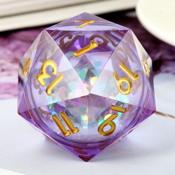 Dice Habit Jumbo D20 Dice [Ethereal]