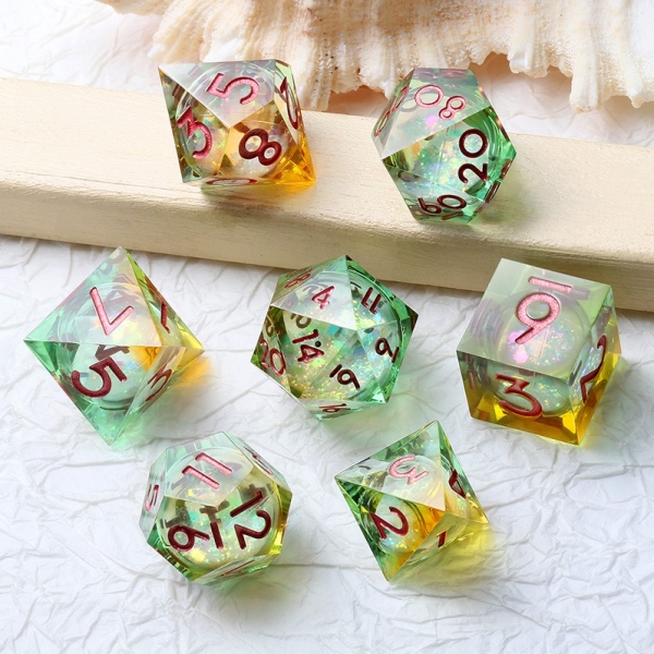 Dice Habit Liquid Core Dice Set (7pcs) [Fairy]