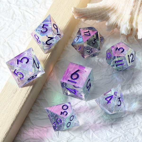 Dice Habit Liquid Core Dice Set (7pcs) (Chromatic) [Optics]