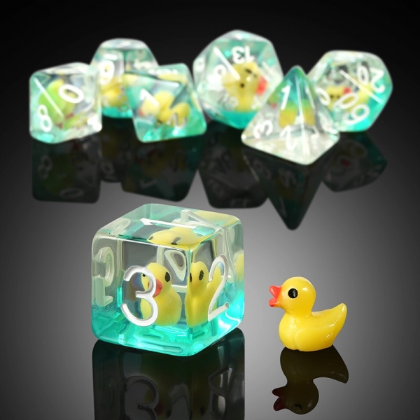 Dice Habit Resin Dice Set (7pcs) [Rubber Duck]