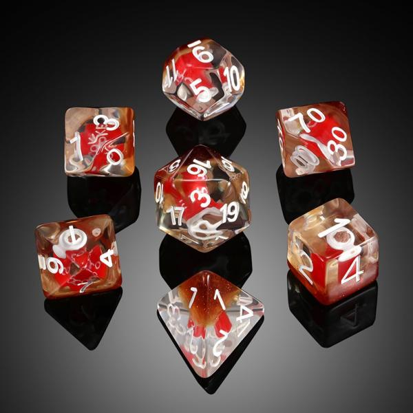 Dice Habit Resin Dice Set (7pcs) [Cola]