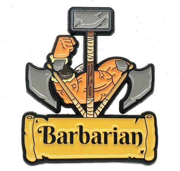 Old School Collectible Pins - Barbarian