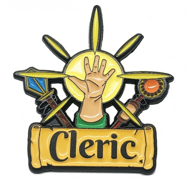 Old School Collectible Pins - Cleric