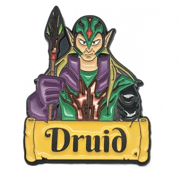 Old School Collectible Pins - Druid