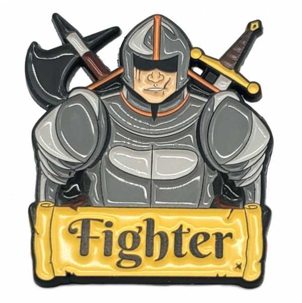 Old School Collectible Pins - Fighter