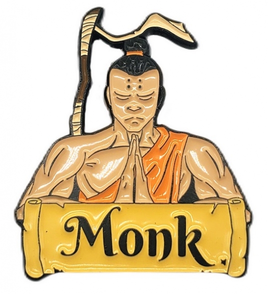 Old School Collectible Pins - Monk
