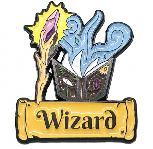 Old School Collectible Pins - Wizard