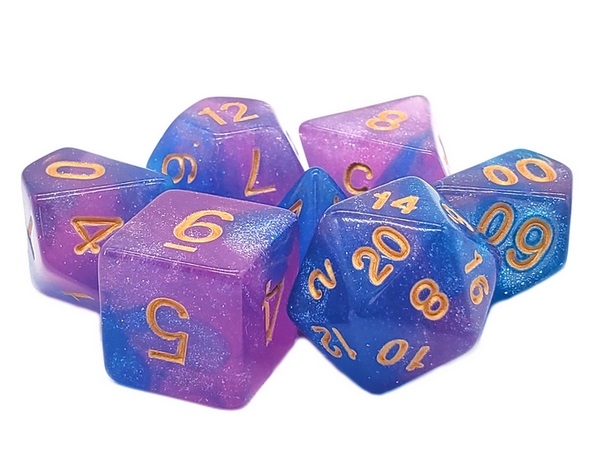 Old School RPG Dice Set: Galaxy - Space Odyssey (7)