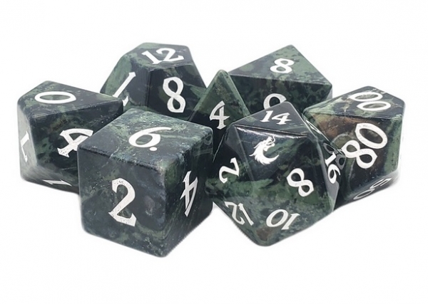 Old School RPG Dice Set: Gemstone - Birdstone (7)