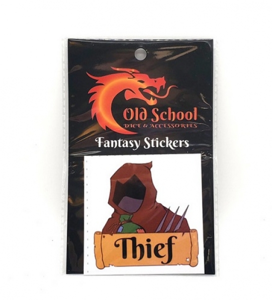 Old School Dice: Fantasy Stickers - Thief