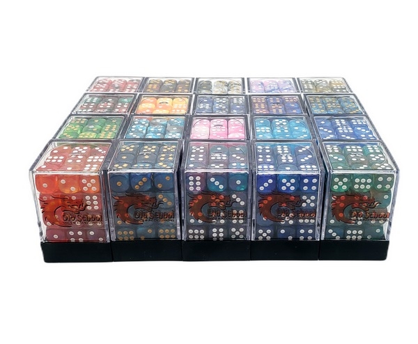 Old School Dice: 36ct 12mm D6 Set Bundle - All 20