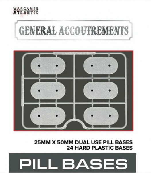 25mm x 50mm Pill Dual Use Bases