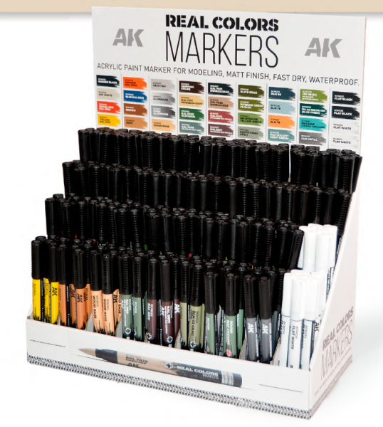 AK-Interactive: Cardboard Display RC Markers (216 RC markers)