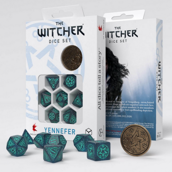 Q-Workshop Witcher Dice Set - Yennefer, Sorceress Supreme