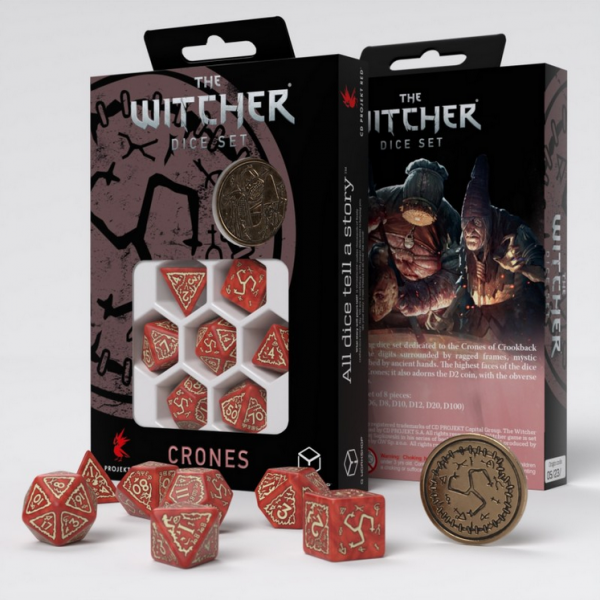 Q-Workshop Witcher Dice Set - Crones Brewess
