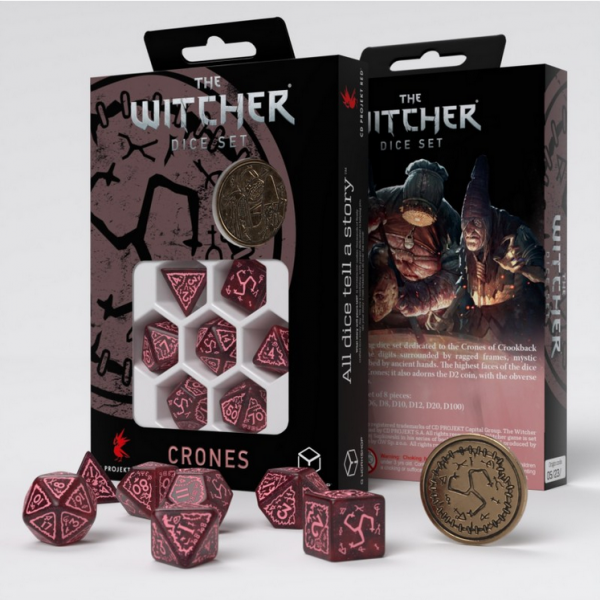 Q-Workshop Witcher Dice Set - Crones Whispess