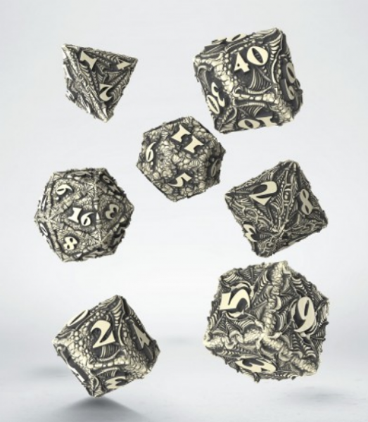 Exotic Dice: Dracopolis - The Scandinavian Blackfang Dice Set (7)