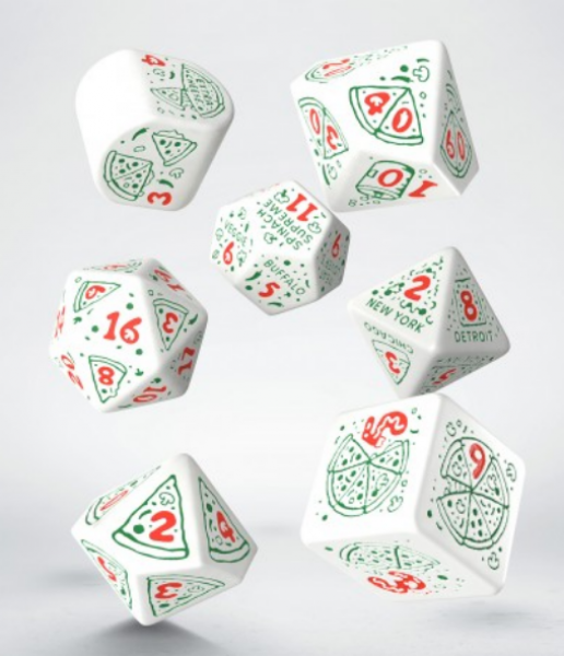Exotic Dice: Pizza Dice - Pepperoni (7)