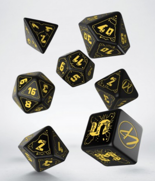 Exotic Dice: Cyberpunk Red - Wet Work Set (7)