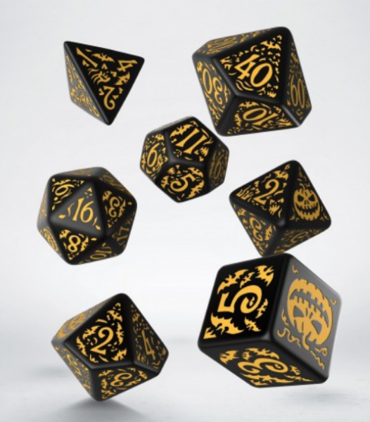 Exotic Dice: Halloween Dice Set - Pumpkin Jack O’Lantern (7)
