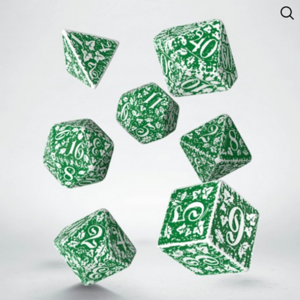 Exotic Dice: Forest Dice Set - Tundra (7)