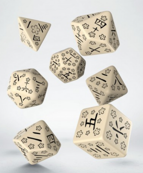 Exotic Dice: Japanese Dice Set - Last Words Stone (7)