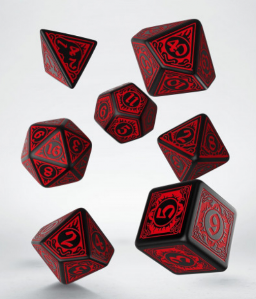 Exotic Dice Sets: Pathfinder Wrath of the Righteous Dice Set (7)