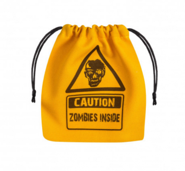 Dice Accessories: Zombie Yellow & Black Dice Bag