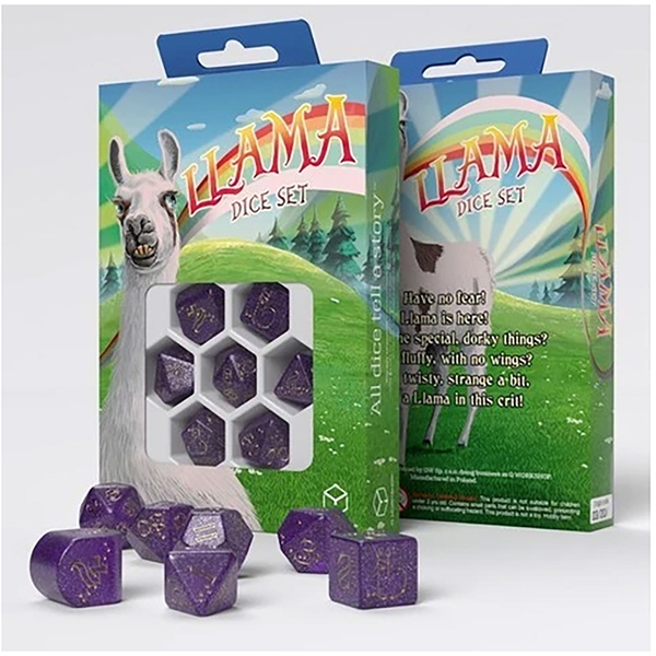 Exotic Dice: Llama Dice Set - Zippy (7)
