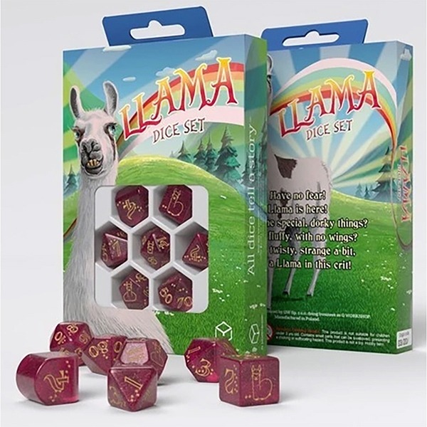 Exotic Dice: Llama Dice Set - Puffy (7)