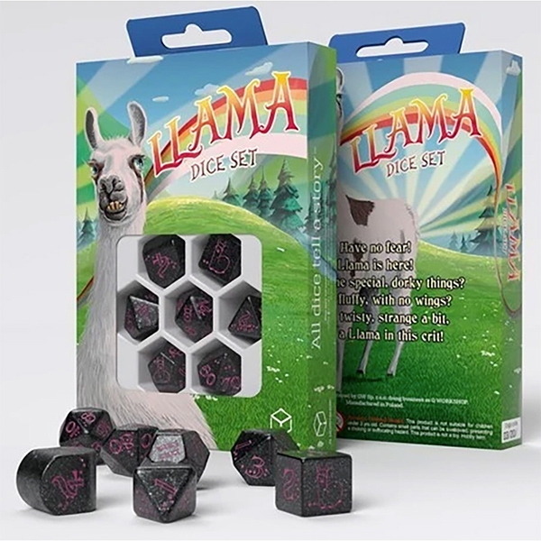 Exotic Dice: Llama Dice Set - Spitty (7)