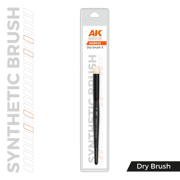 AK Interactive:  AK SYNTHETIC DRY BRUSH – S