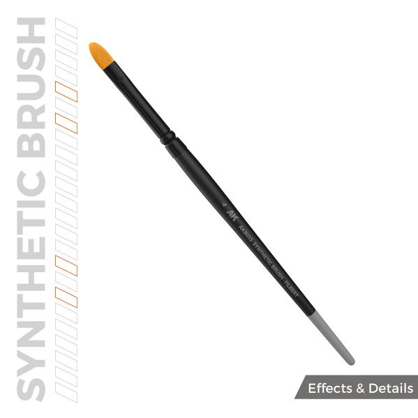 AK Interactive: AK SYNTHETIC BRUSH – FILBERT 4