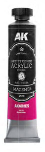 AK Interactive: Artist Dense Acrylic Color - Magenta