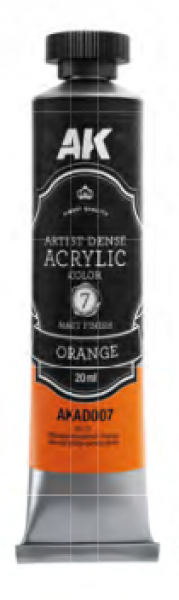 AK Interactive: Artist Dense Acrylic Color - Orange