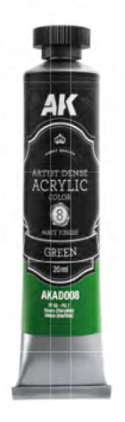 AK Interactive: Artist Dense Acrylic Color - Green